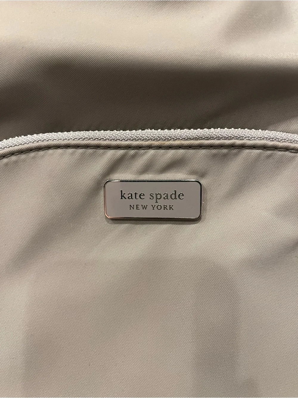 Kate Spade New York Sam Nylon Medium Backpack Beige Taupe Lightweight
